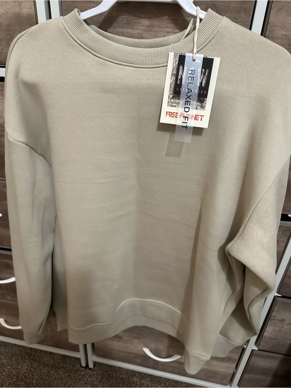 NWT Free Planet Relaxed Fit Crewneck Sweatshirt Size L
